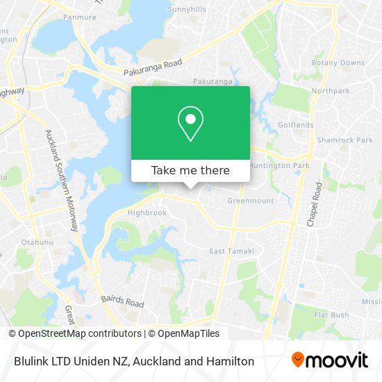 Blulink LTD Uniden NZ map