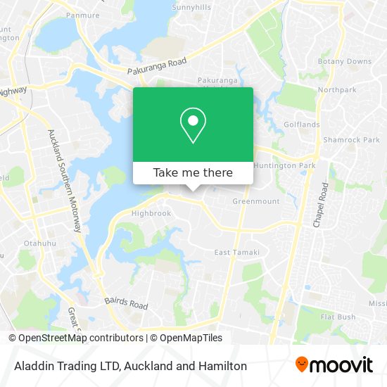 Aladdin Trading LTD map