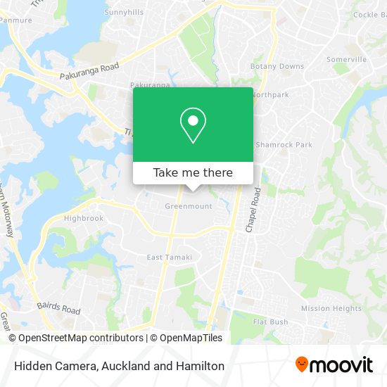 Hidden Camera map