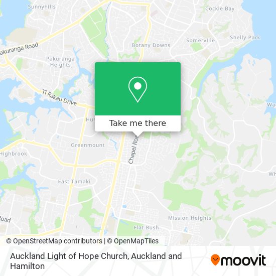 Auckland Light of Hope Church地图