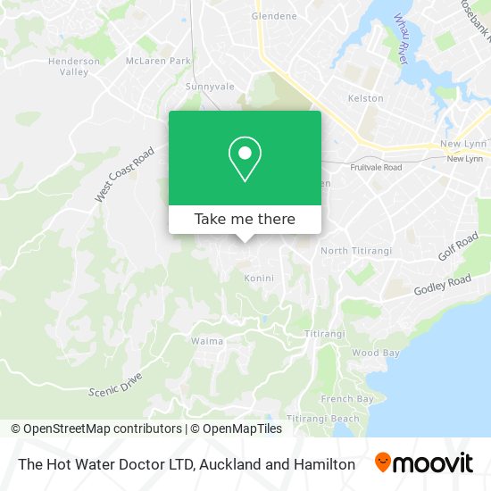 The Hot Water Doctor LTD map