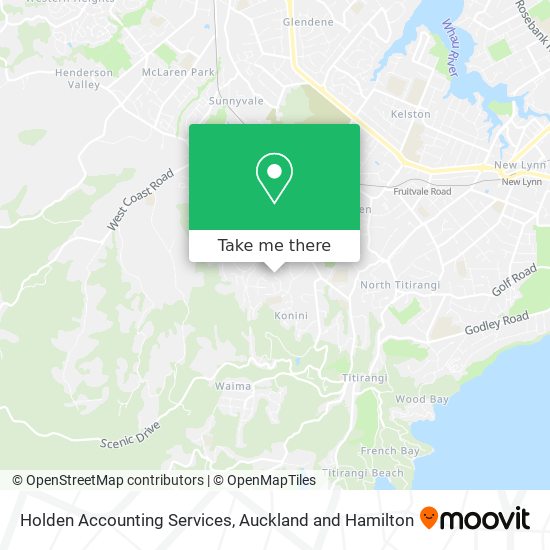 Holden Accounting Services map