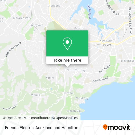 Friends Electric map