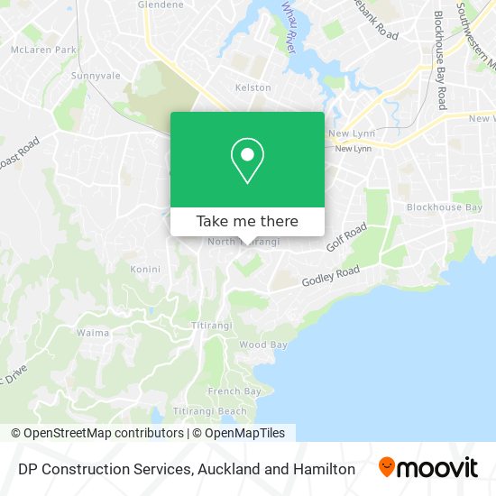 DP Construction Services map