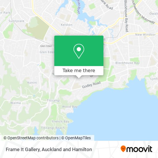 Frame It Gallery map