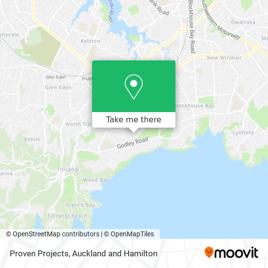 Proven Projects map