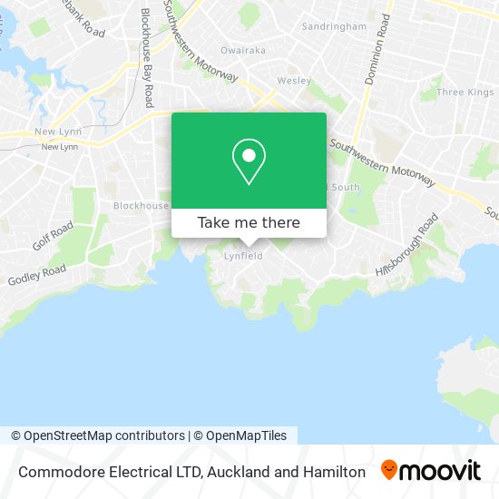 Commodore Electrical LTD map