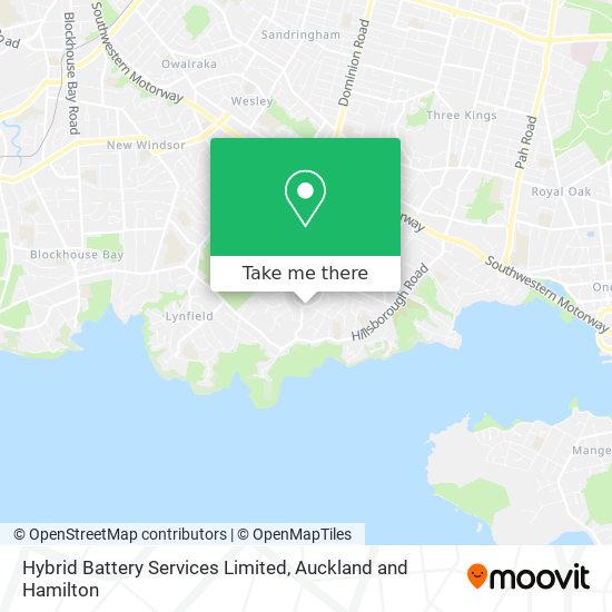 Hybrid Battery Services Limited map