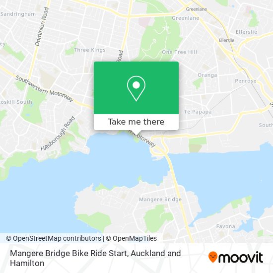 Mangere Bridge Bike Ride Start地图