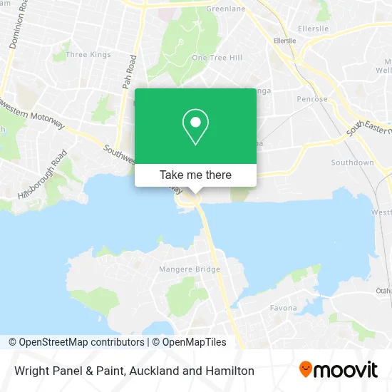 Wright Panel & Paint map