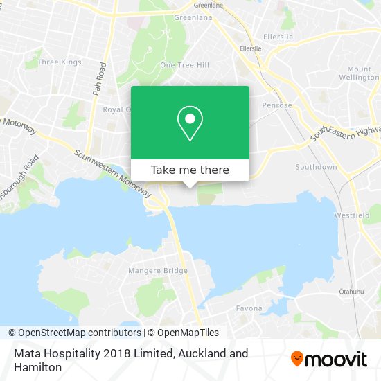 Mata Hospitality 2018 Limited map