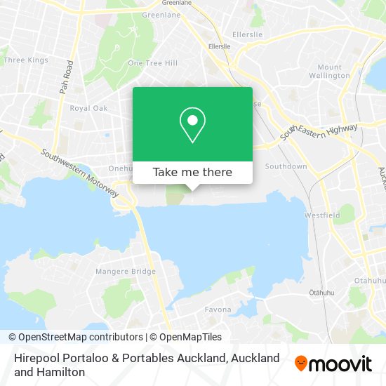 Hirepool Portaloo & Portables Auckland map