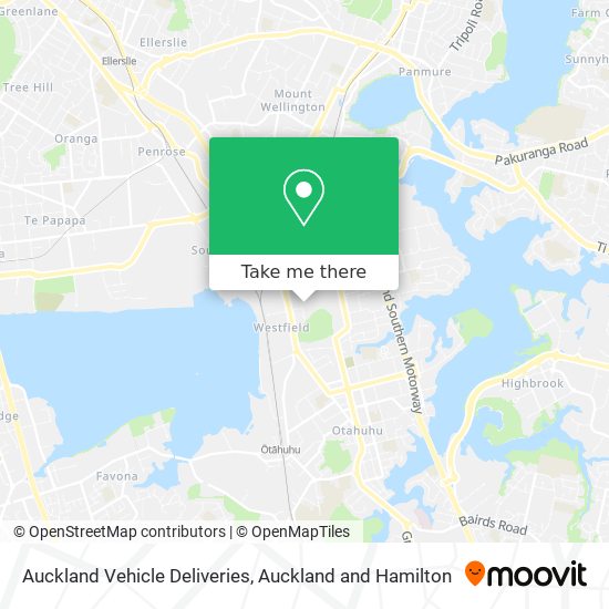 Auckland Vehicle Deliveries地图