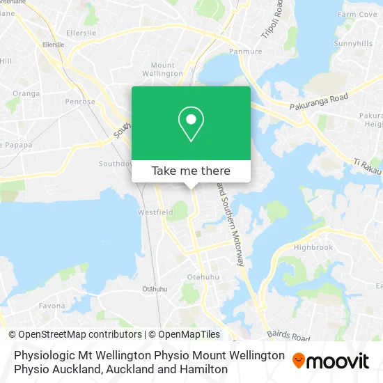 Physiologic Mt Wellington Physio Mount Wellington Physio Auckland map