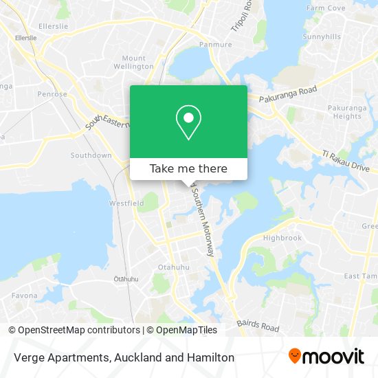 Verge Apartments map