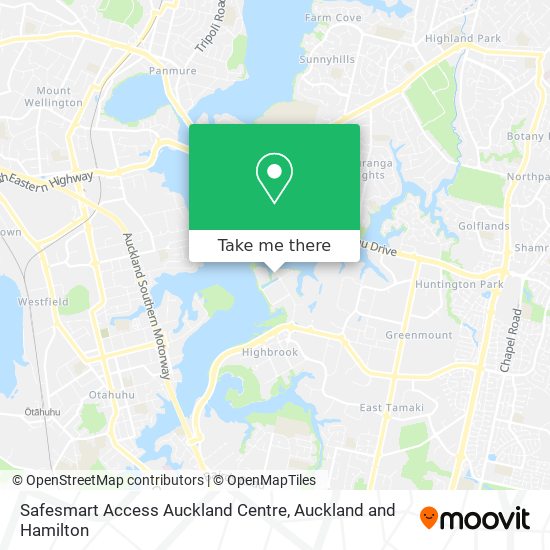 Safesmart Access Auckland Centre map