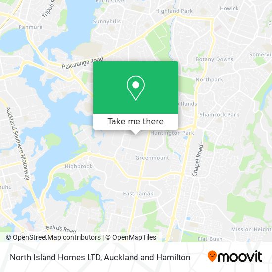 North Island Homes LTD map