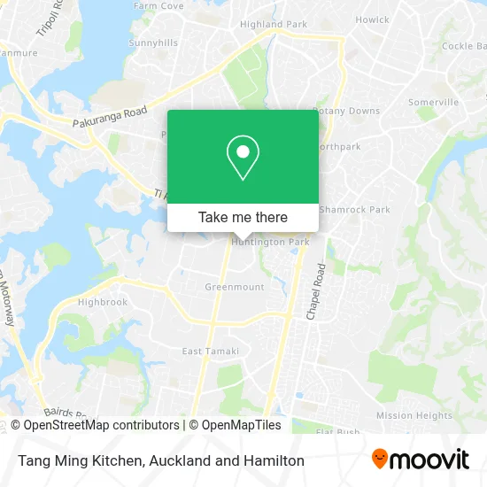Tang Ming Kitchen map