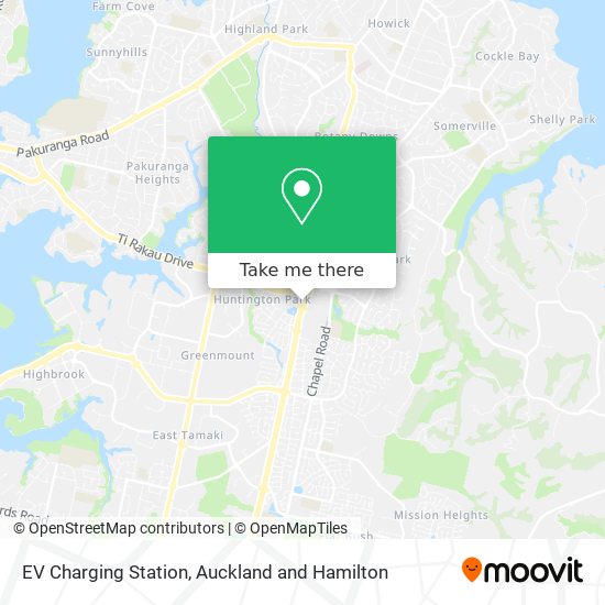 EV Charging Station map