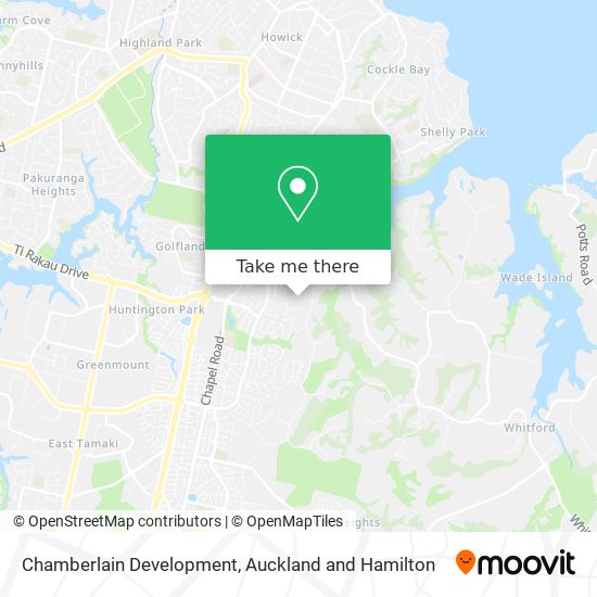 Chamberlain Development map