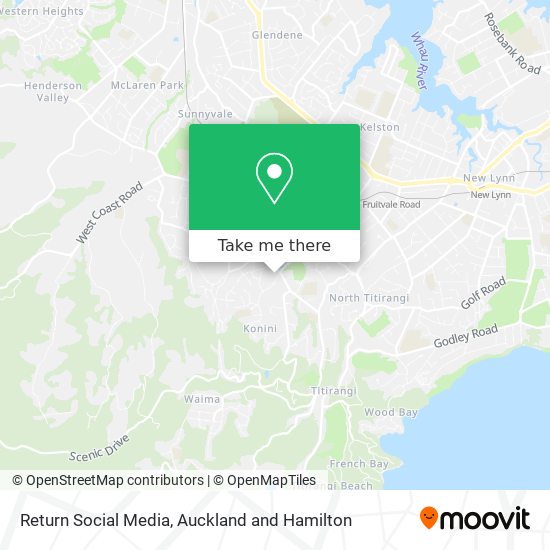 Return Social Media map