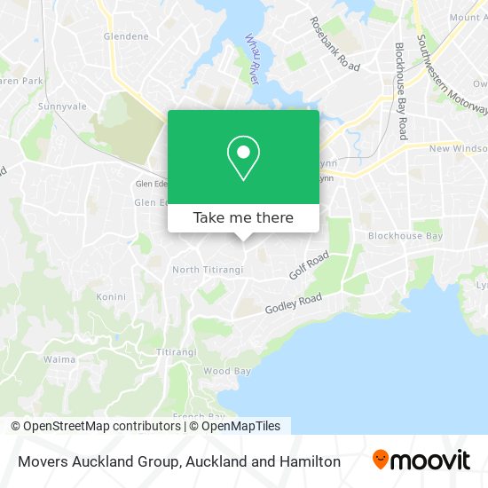 Movers Auckland Group map