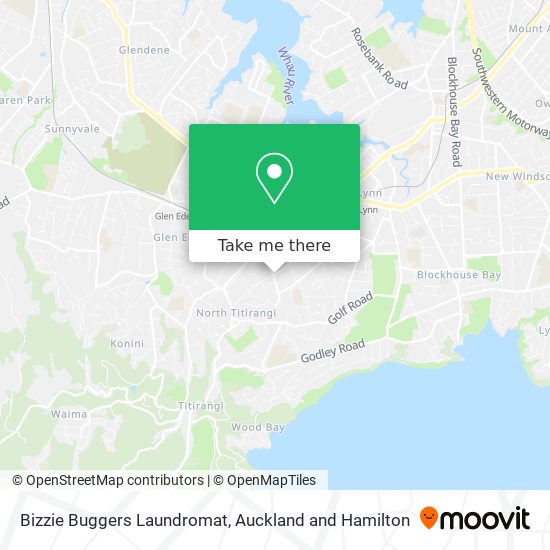 Bizzie Buggers Laundromat map