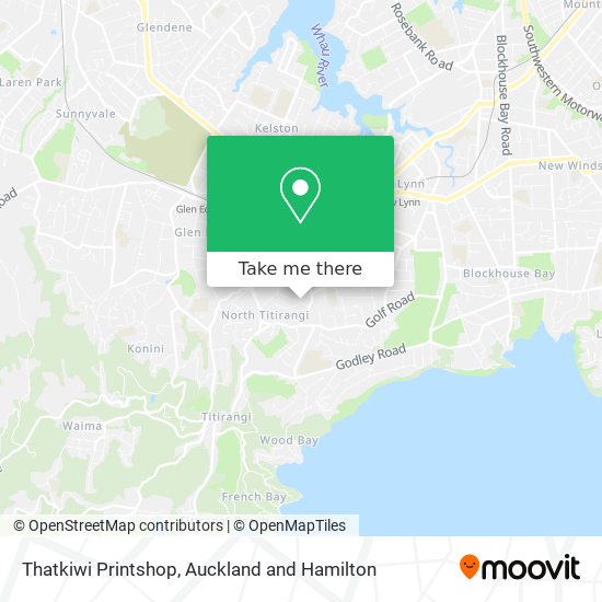 Thatkiwi Printshop map