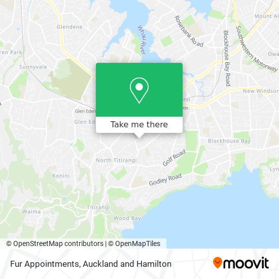 Fur Appointments map