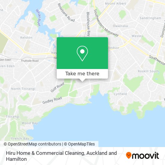 Hiru Home & Commercial Cleaning map