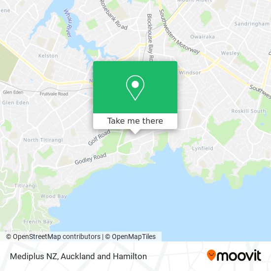 Mediplus NZ map