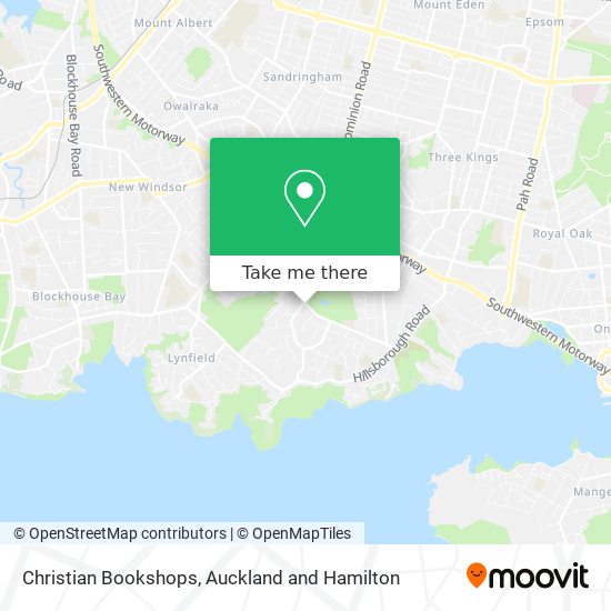 Christian Bookshops map