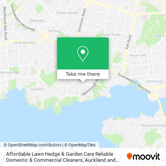 Affordable Lawn Hedge & Garden Care Reliable Domestic & Commercial Cleaners map