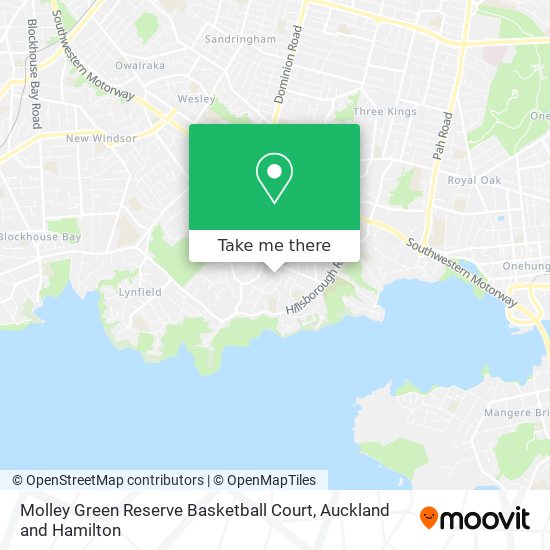 Molley Green Reserve Basketball Court map