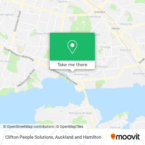 Clifton People Solutions map