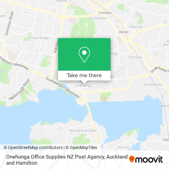 Onehunga Office Supplies NZ Post Agency地图