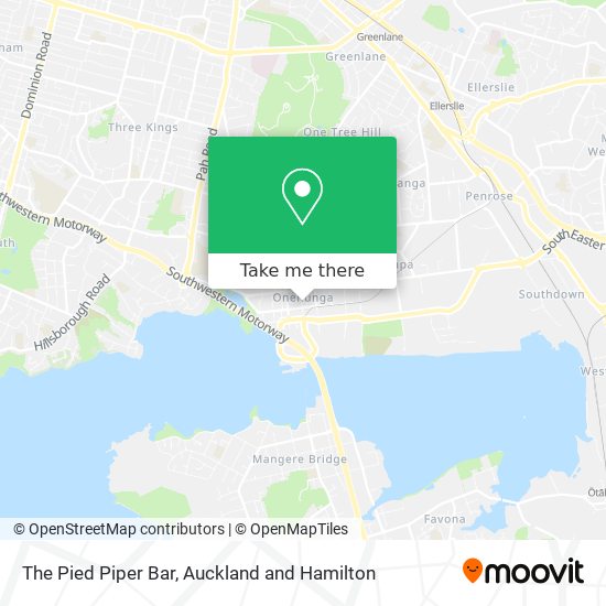 The Pied Piper Bar map