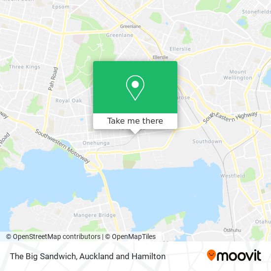 The Big Sandwich map