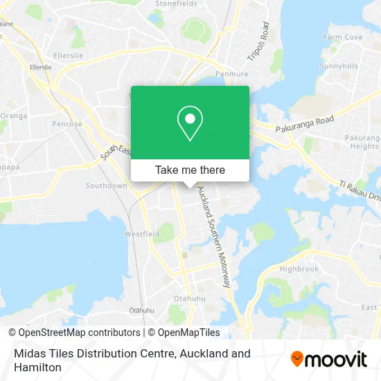 Midas Tiles Distribution Centre map