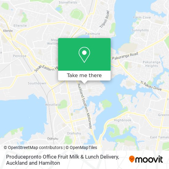 Producepronto Office Fruit Milk & Lunch Delivery map