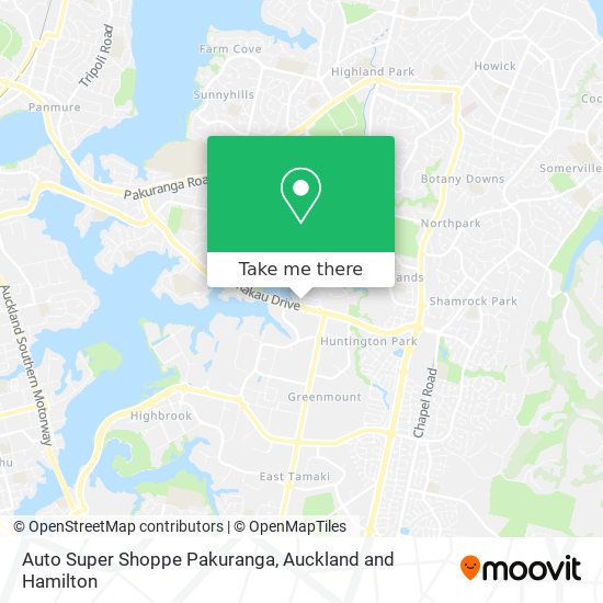 Auto Super Shoppe Pakuranga地图