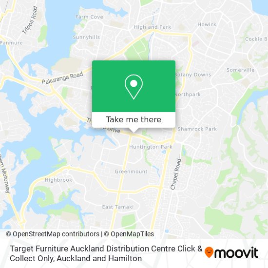 Target Furniture Auckland Distribution Centre Click & Collect Only地图