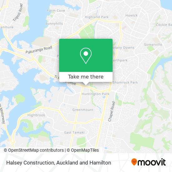 Halsey Construction map