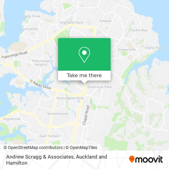 Andrew Scragg & Associates map