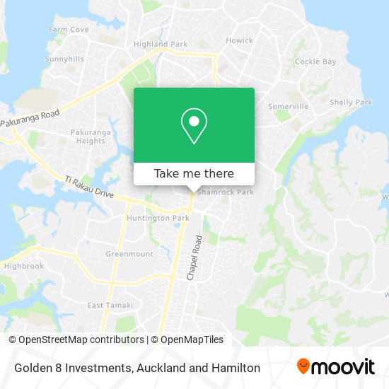 Golden 8 Investments map