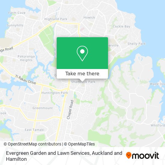 Evergreen Garden and Lawn Services map