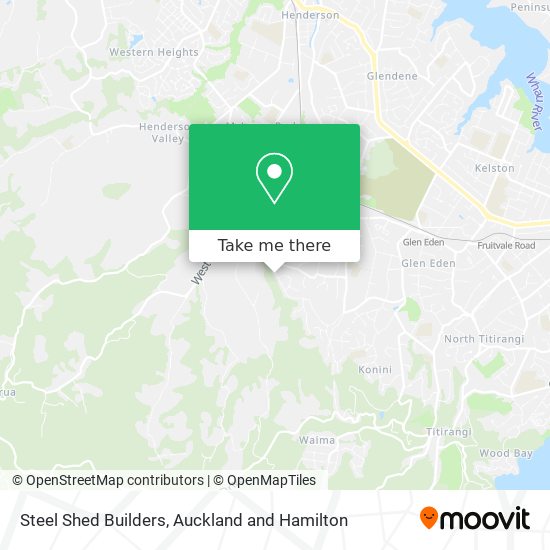 Steel Shed Builders map