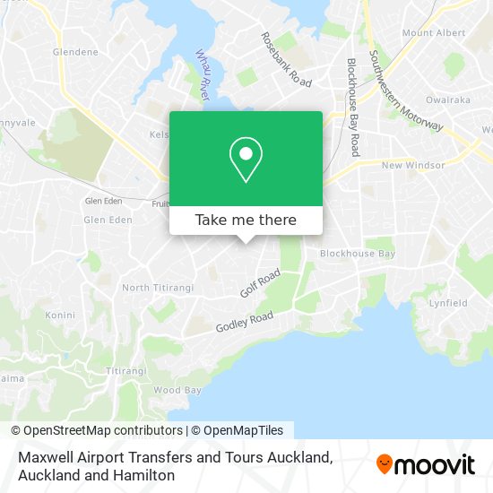 Maxwell Airport Transfers and Tours Auckland地图
