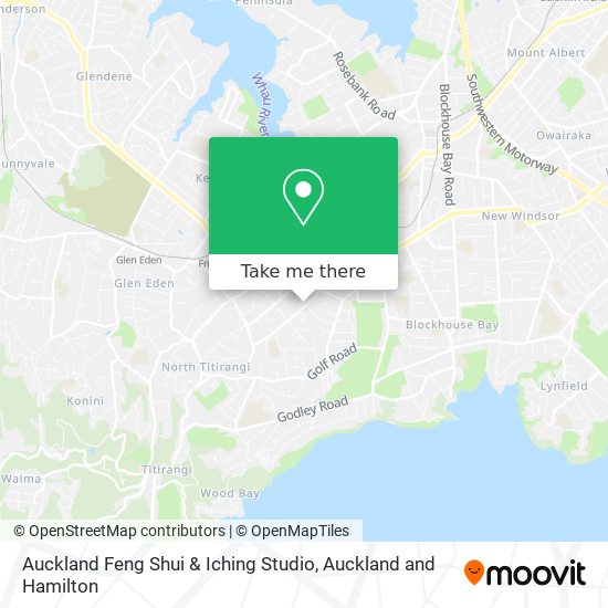 Auckland Feng Shui & Iching Studio map