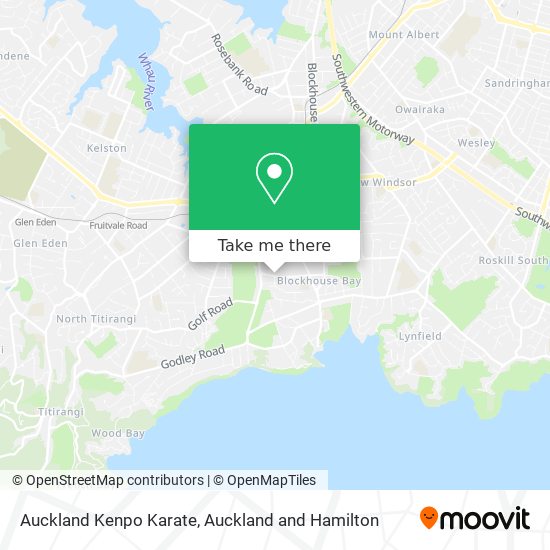 Auckland Kenpo Karate map